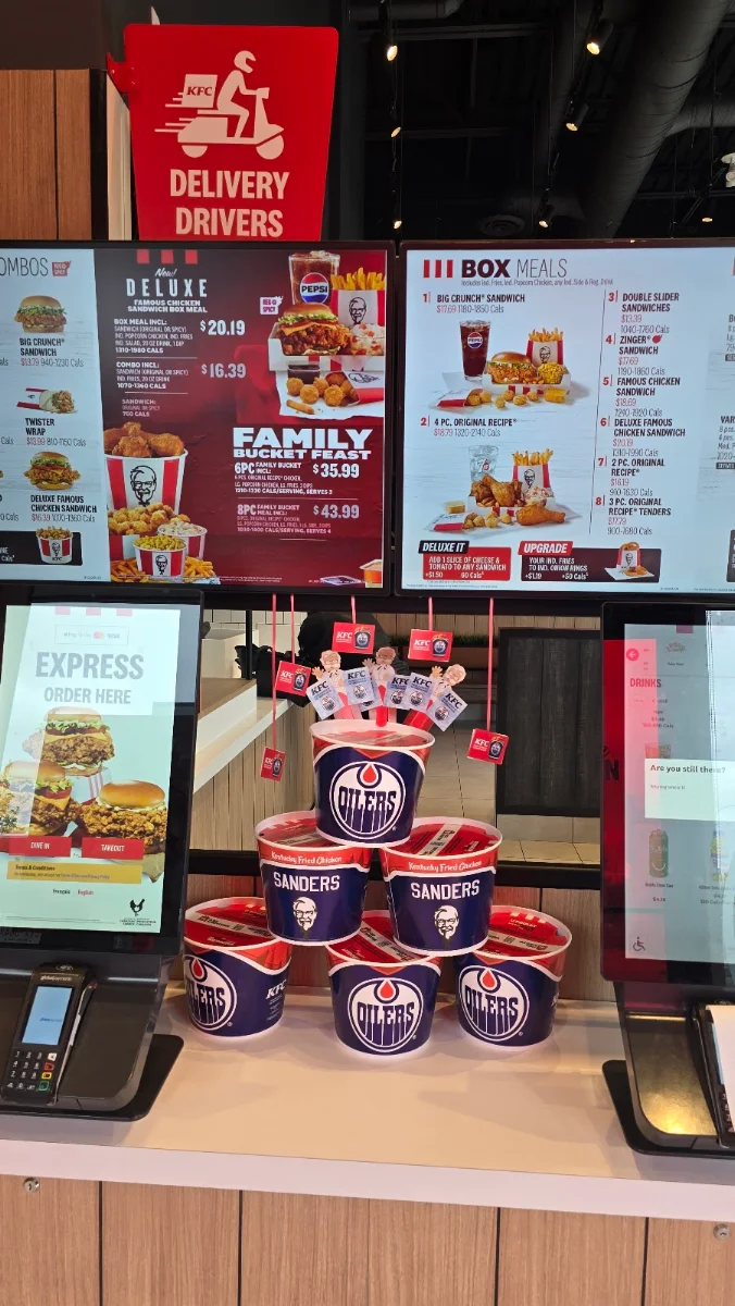 Menu, KFC