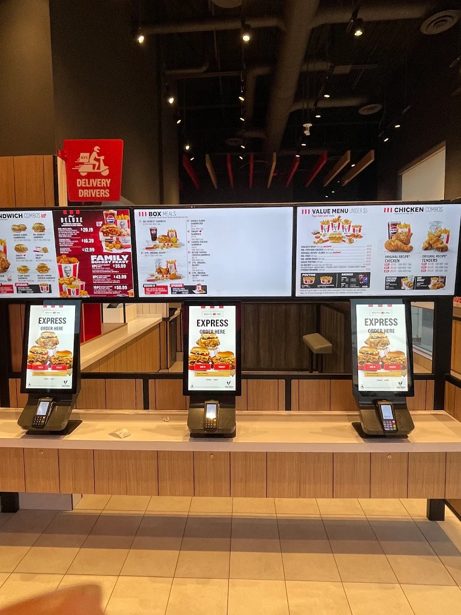 Menu, KFC