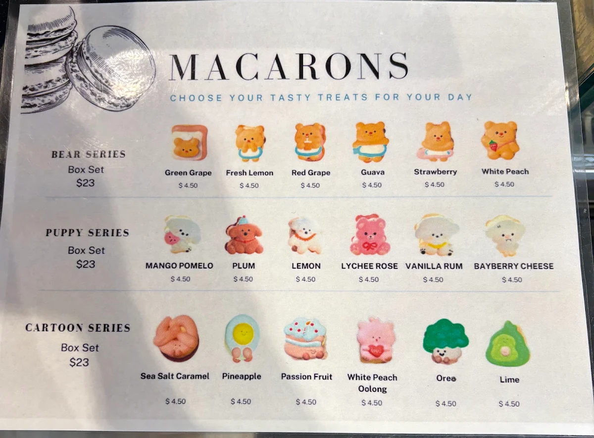 Menu, Pablo Cheese Tart