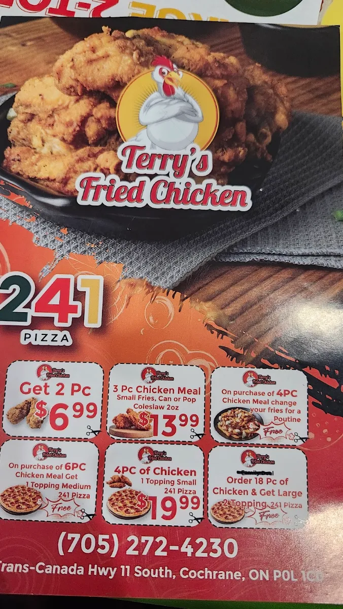 Menu, 241 Pizza