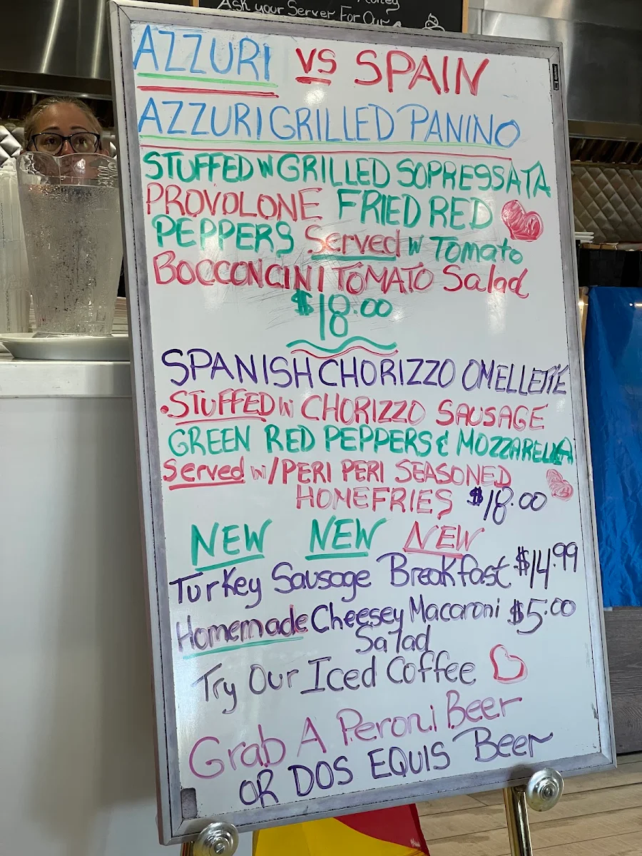 Menu, The Vaughan City Grill