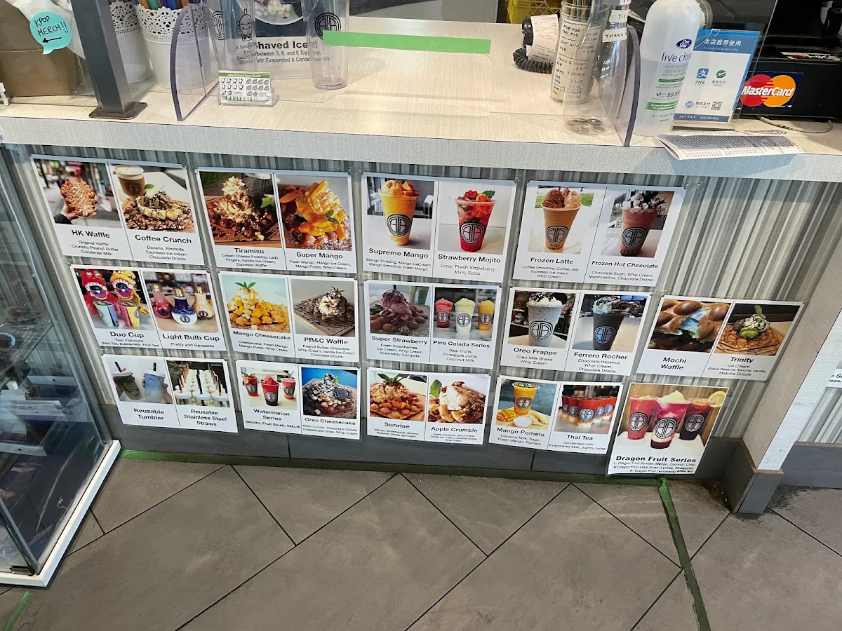 Menu, The Bubble Tea Shop