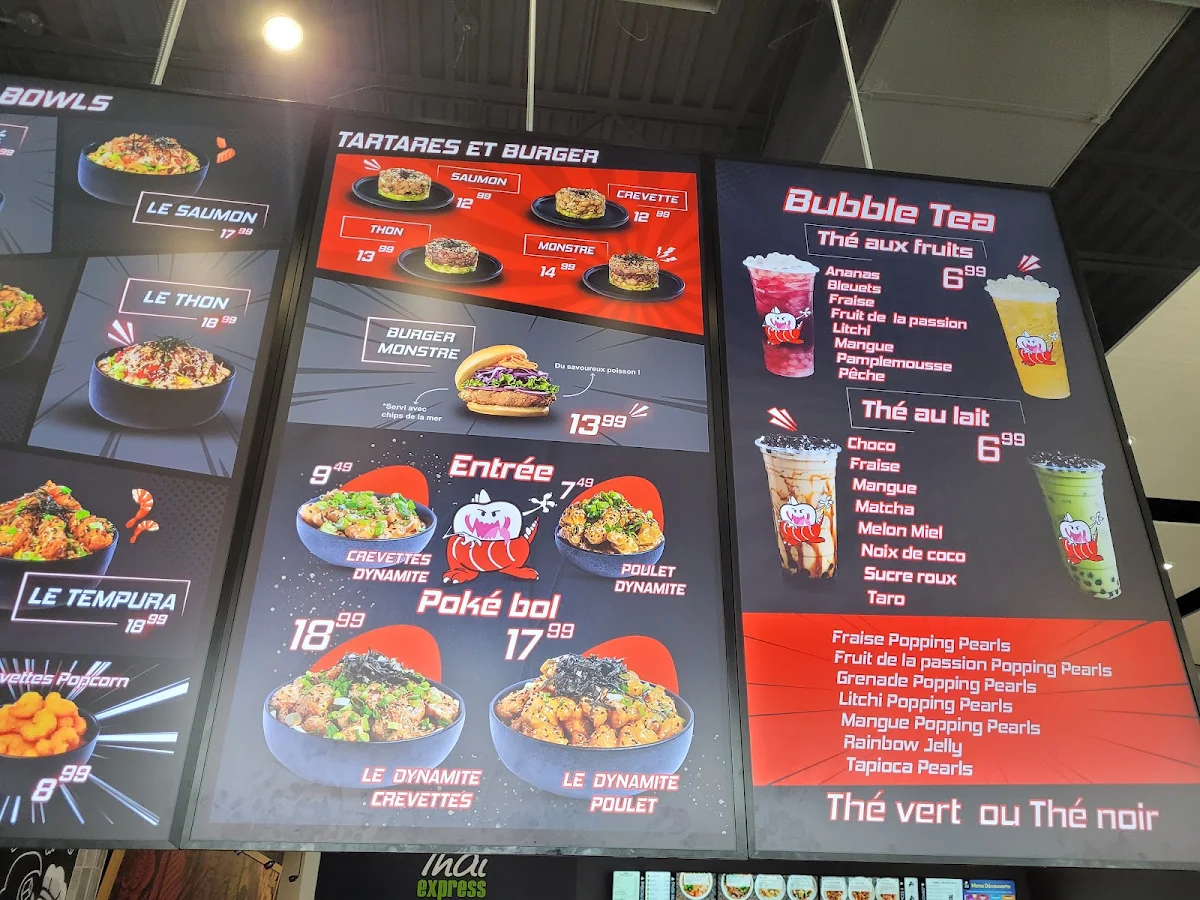 Menu, Poke Monster (Salaberry)