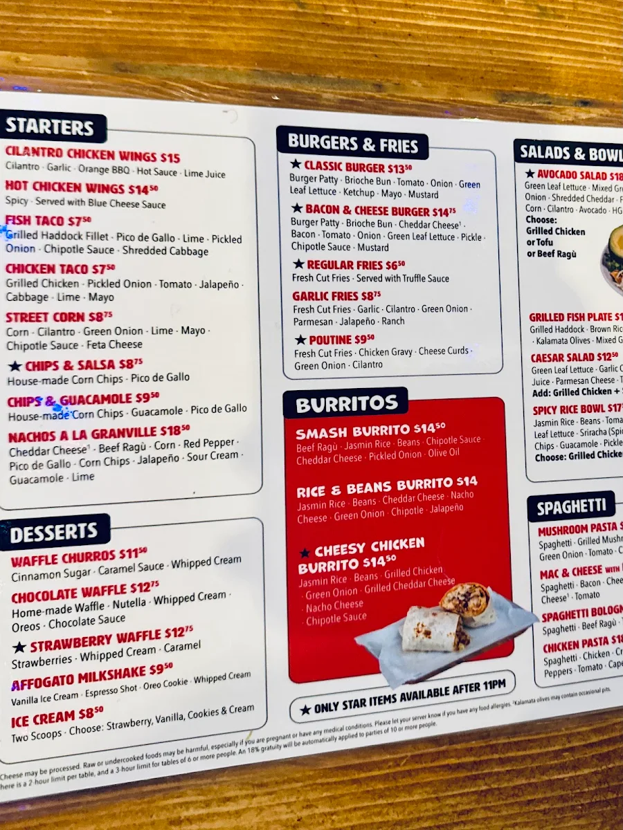Menu, Rikoko by Hungry Guys Kitchen