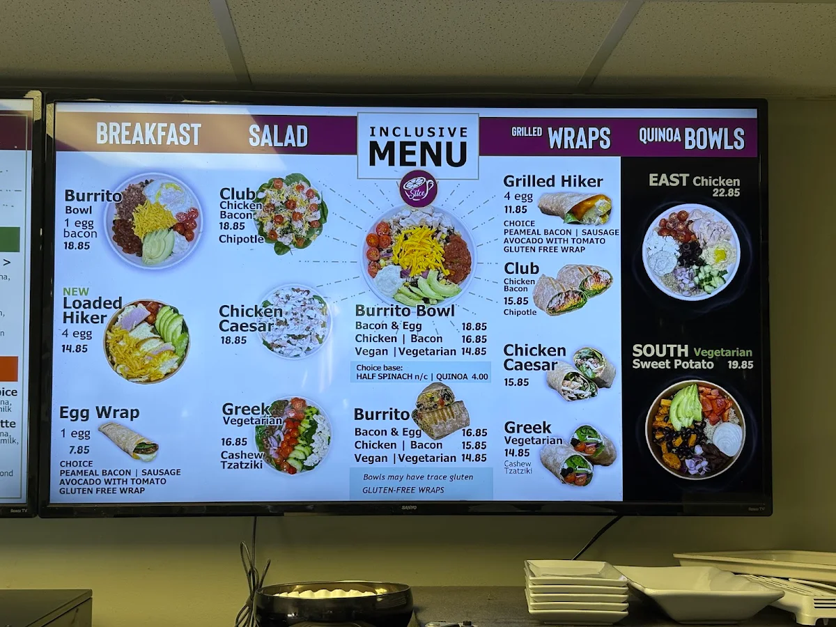 Menu, Slice Of Muskoka