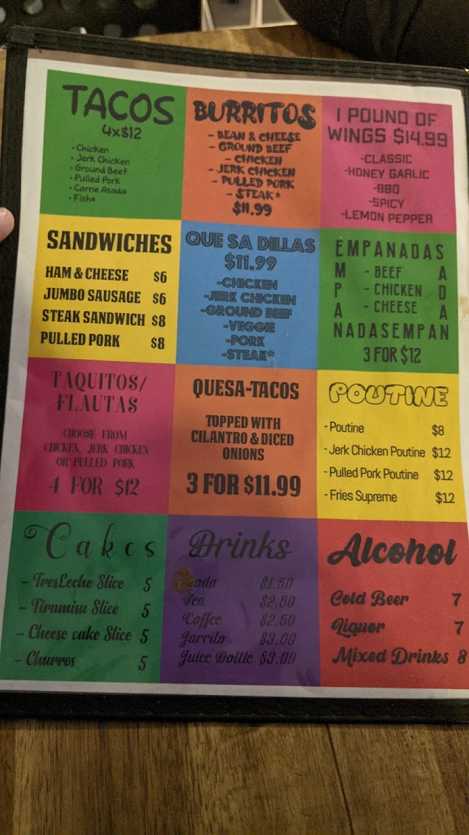 Menu, Contigo
