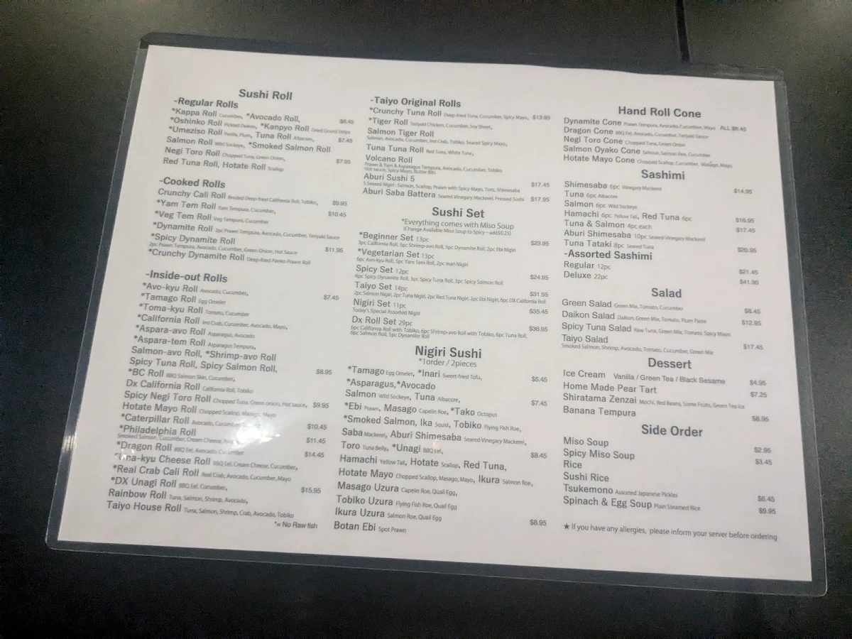 Menu photo 1