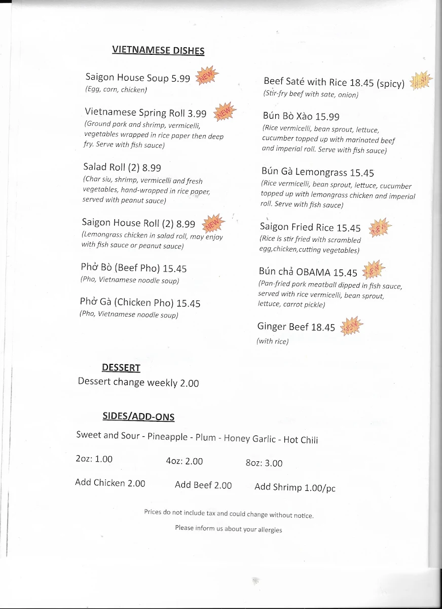 Menu photo 1