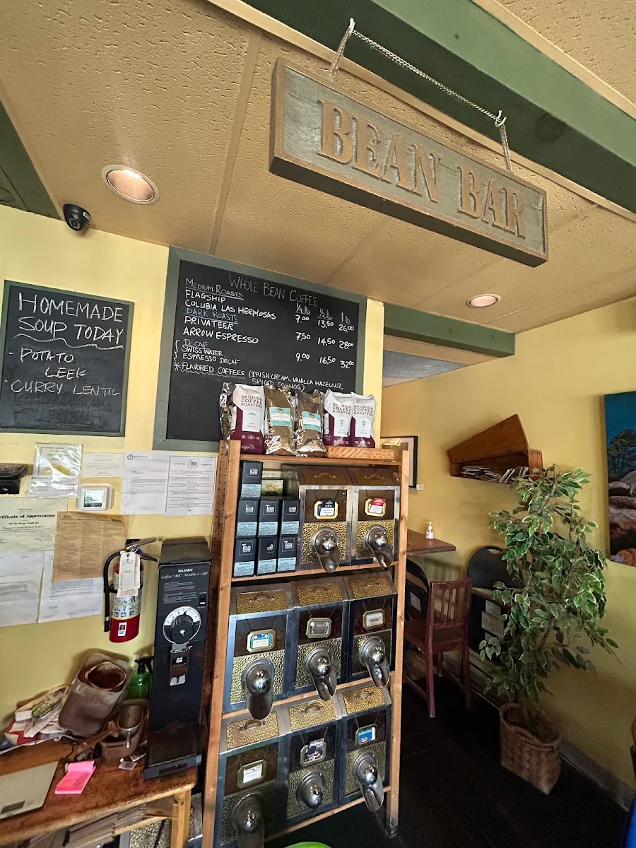 Menu, On The Bean