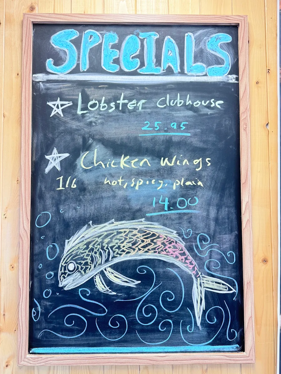 Menu, Fisherman’s Kitchen
