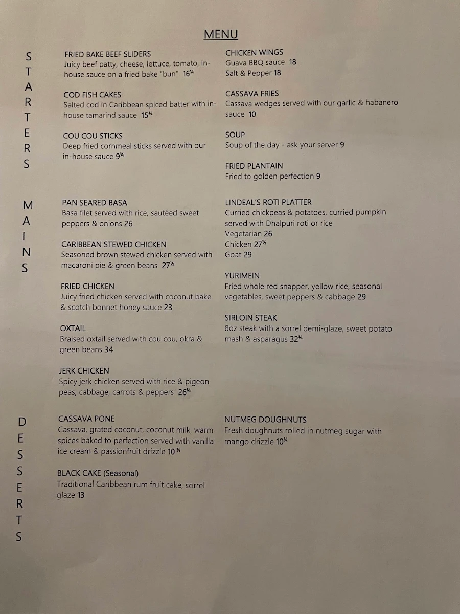 Menu photo 1
