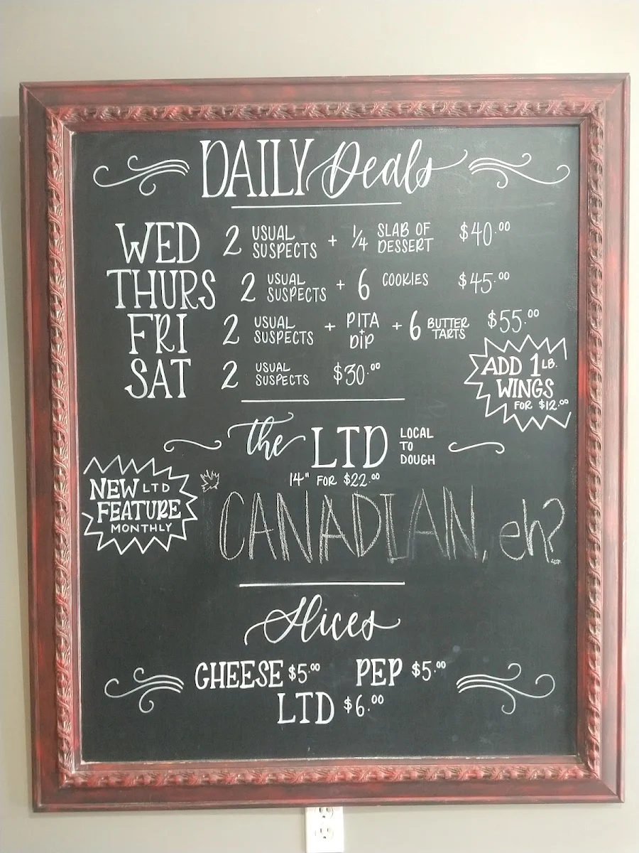 Menu, The Shop