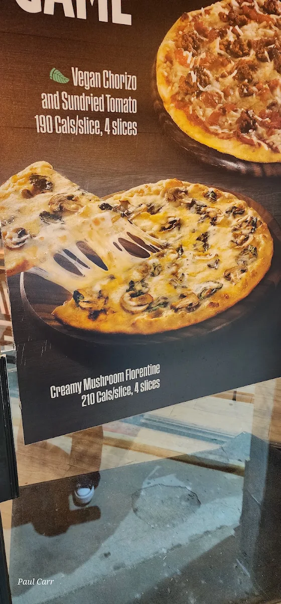 Menu, Pizza Pizza