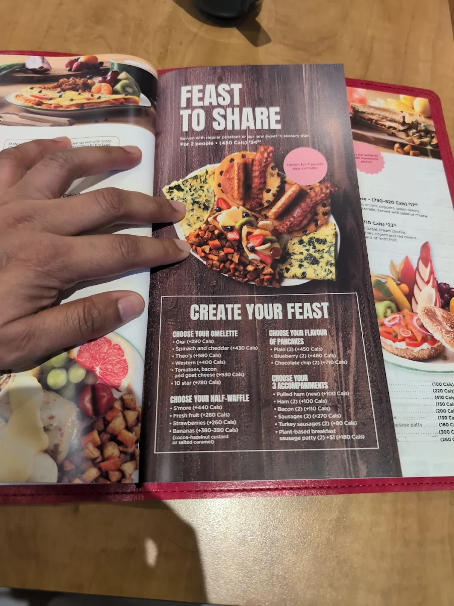 Menu, Cora