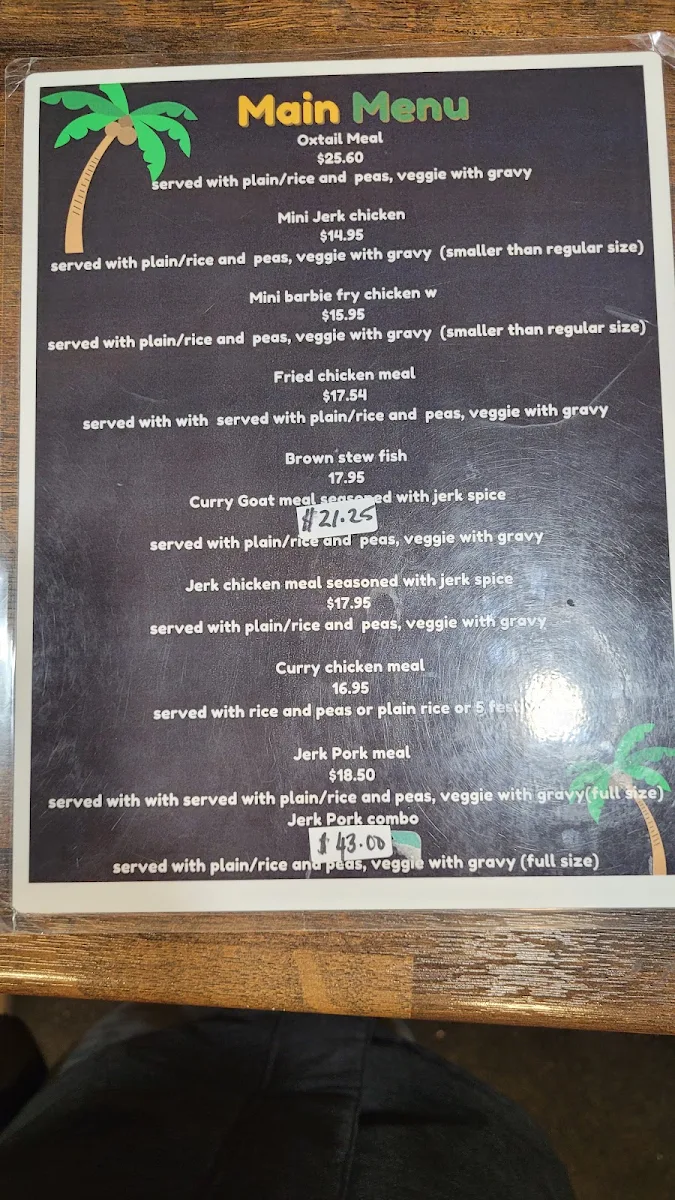 Menu, Boonoonoonoos