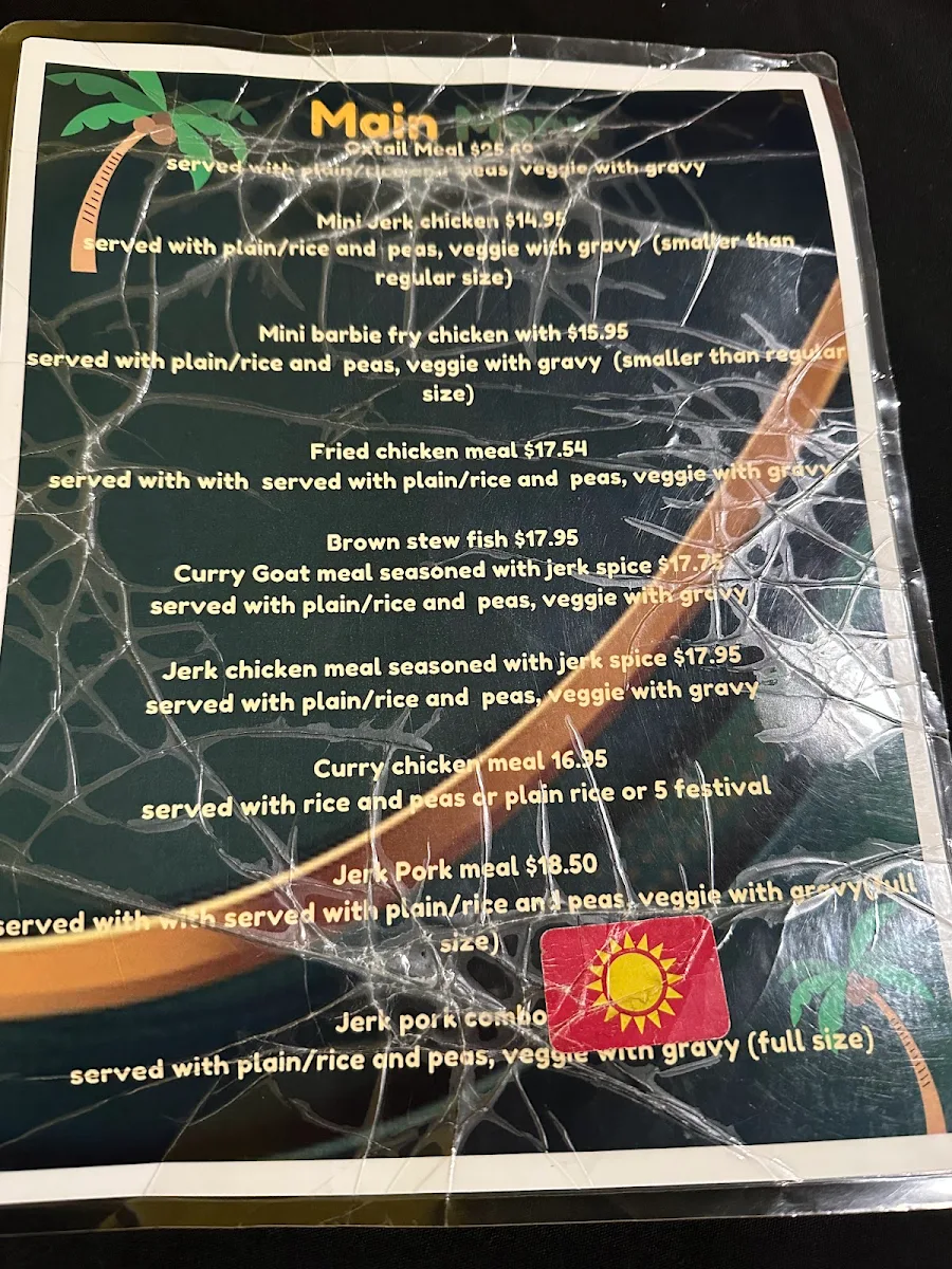 Menu, Boonoonoonoos