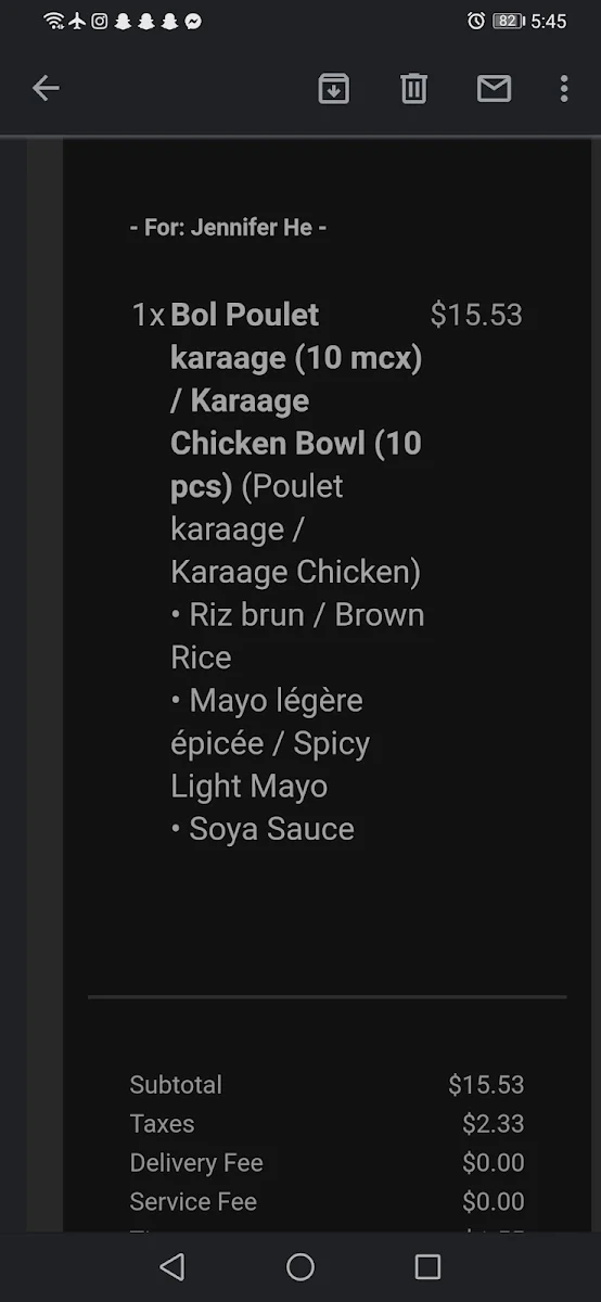 Menu, Sushi Shop Beauport