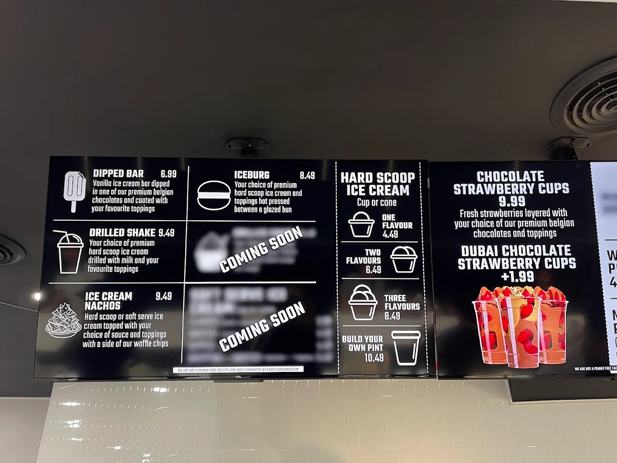 Menu, Salt & Sugar Dessert Bar