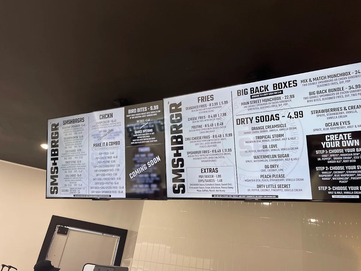 Menu, Salt & Sugar Dessert Bar
