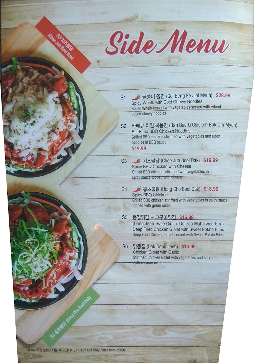Menu, The Fry