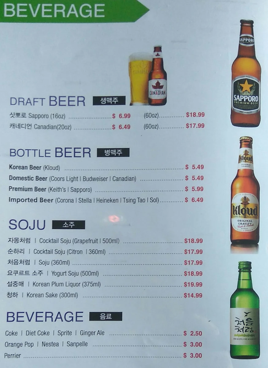Menu, The Fry