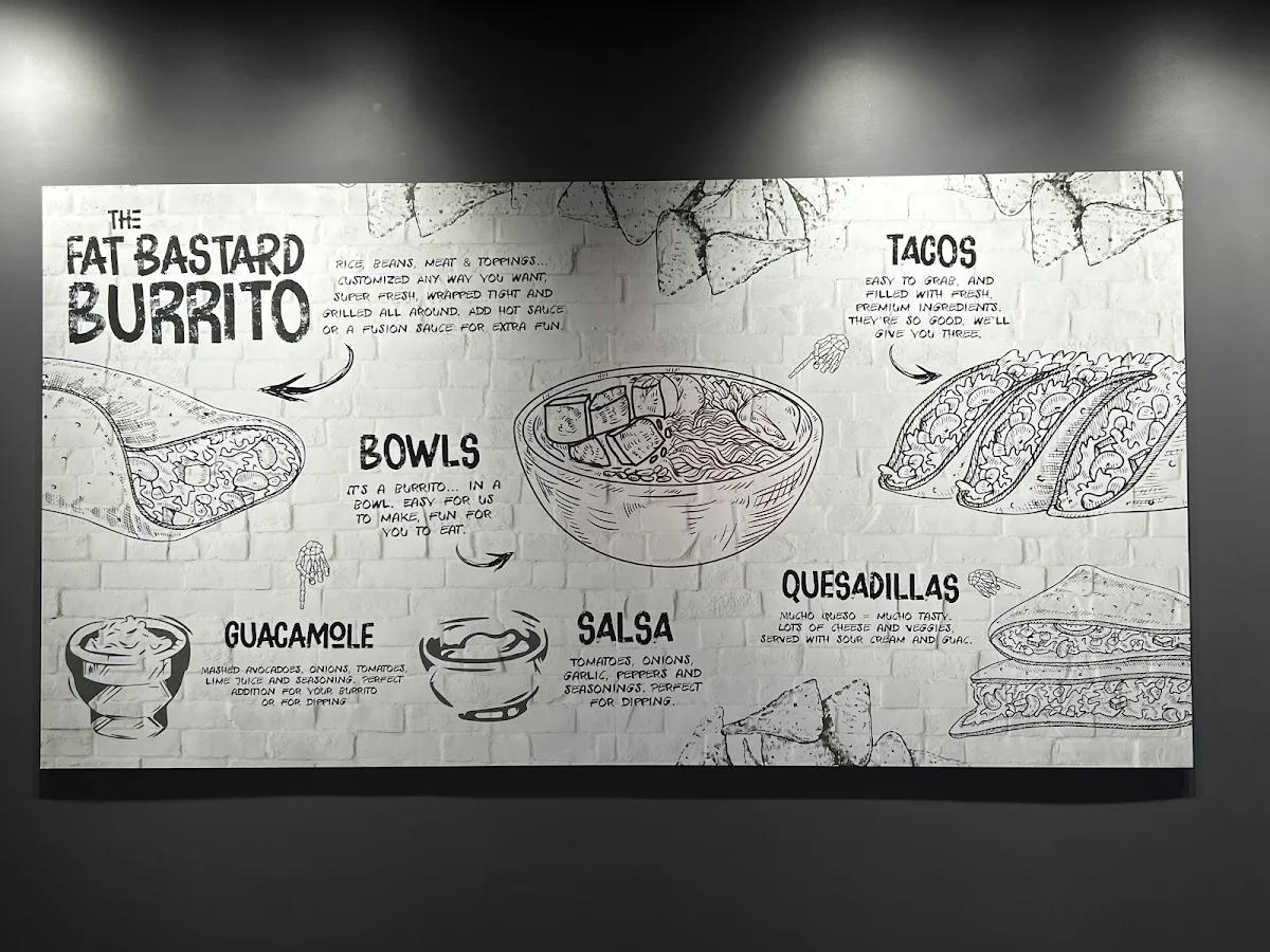 Menu, Fat Bastard Burrito