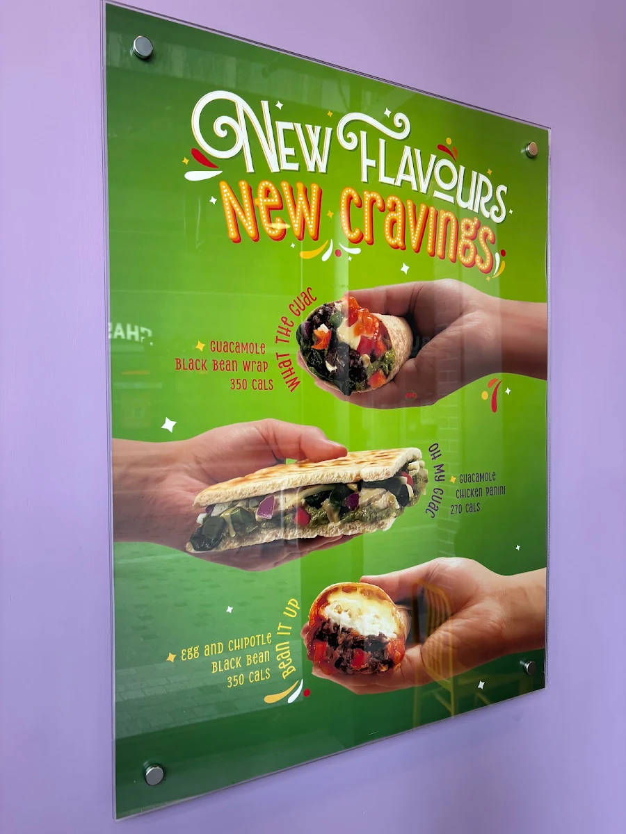 Menu, Booster Juice