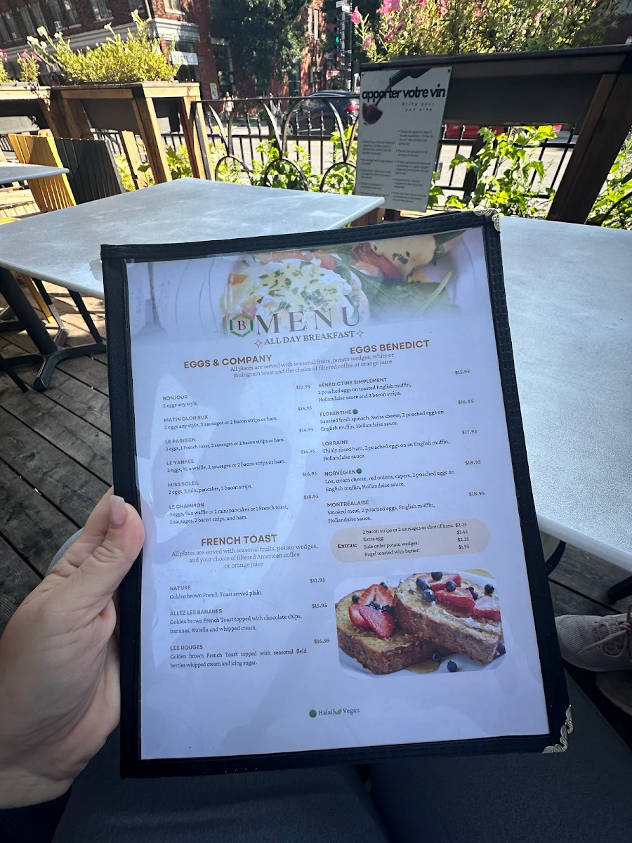 Menu, Milton B - Cafétéria urbaine