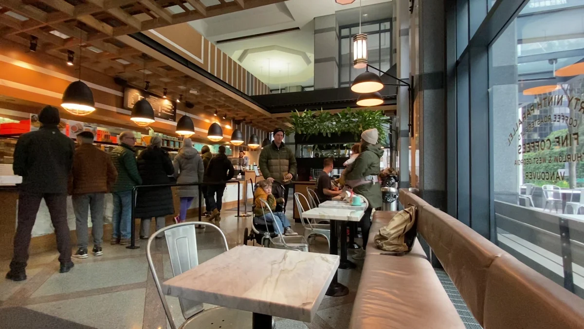 Vibe, 49th Parallel Café & Lucky's Doughnuts - Thurlow