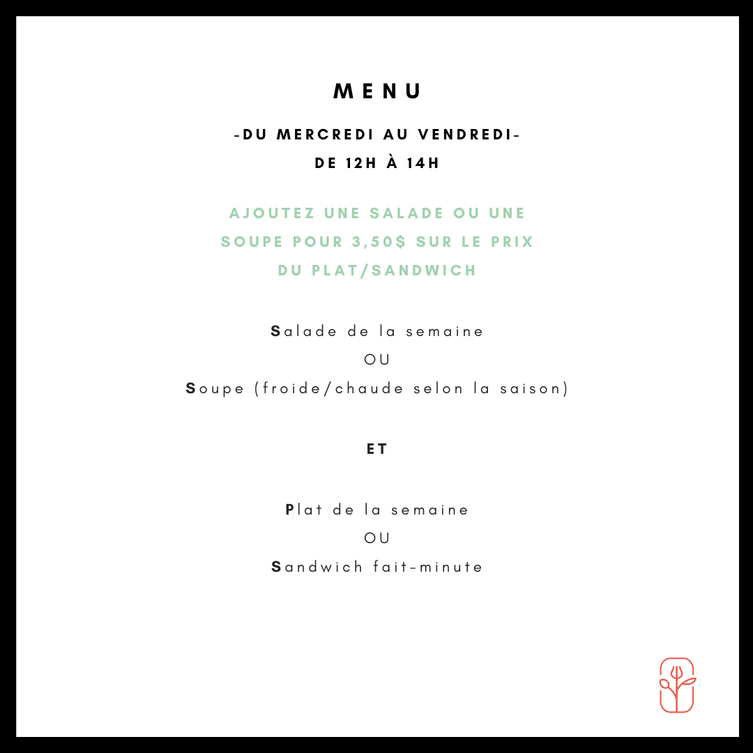 Menu, Chef à votre service