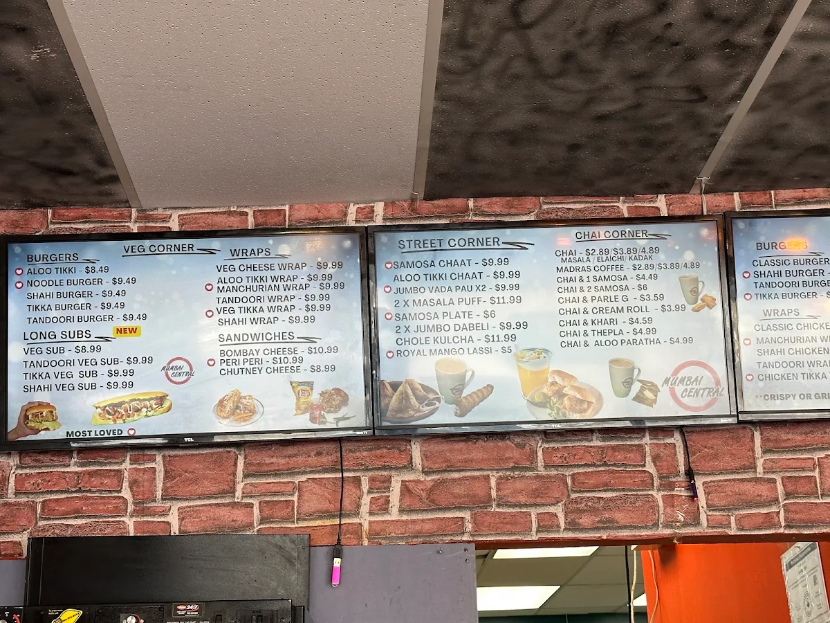 Menu, Mumbai Central