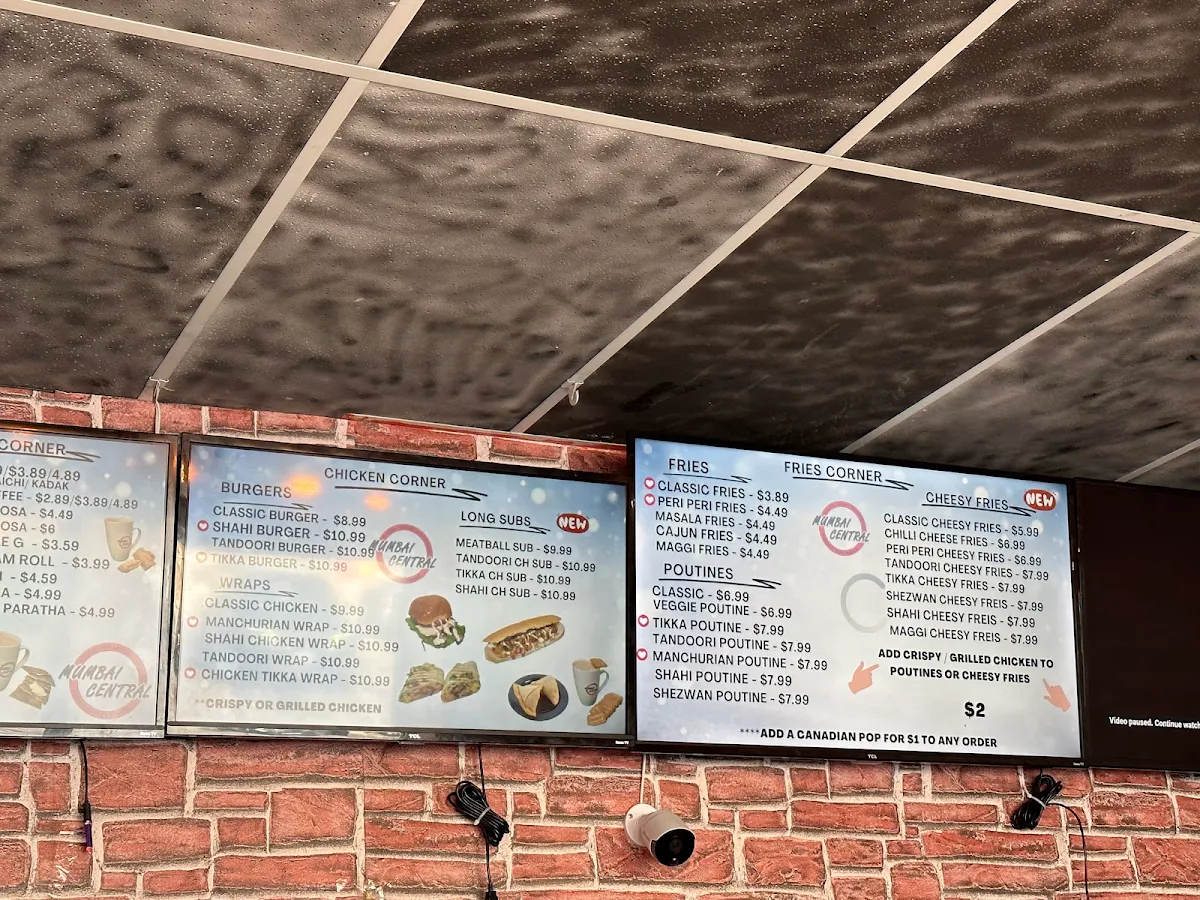 Menu, Mumbai Central