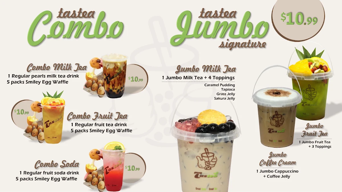 Menu, TASTEA - KING