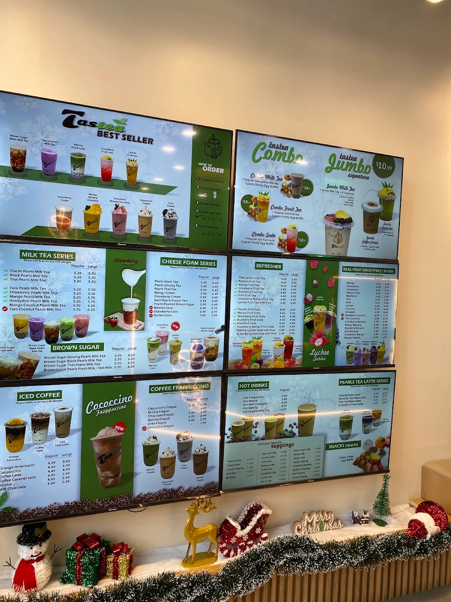 Menu, TASTEA - KING