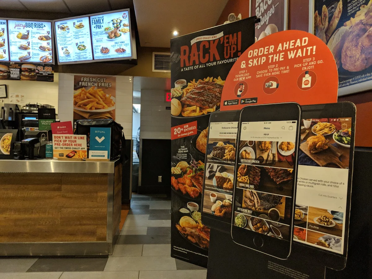 Menu, Swiss Chalet