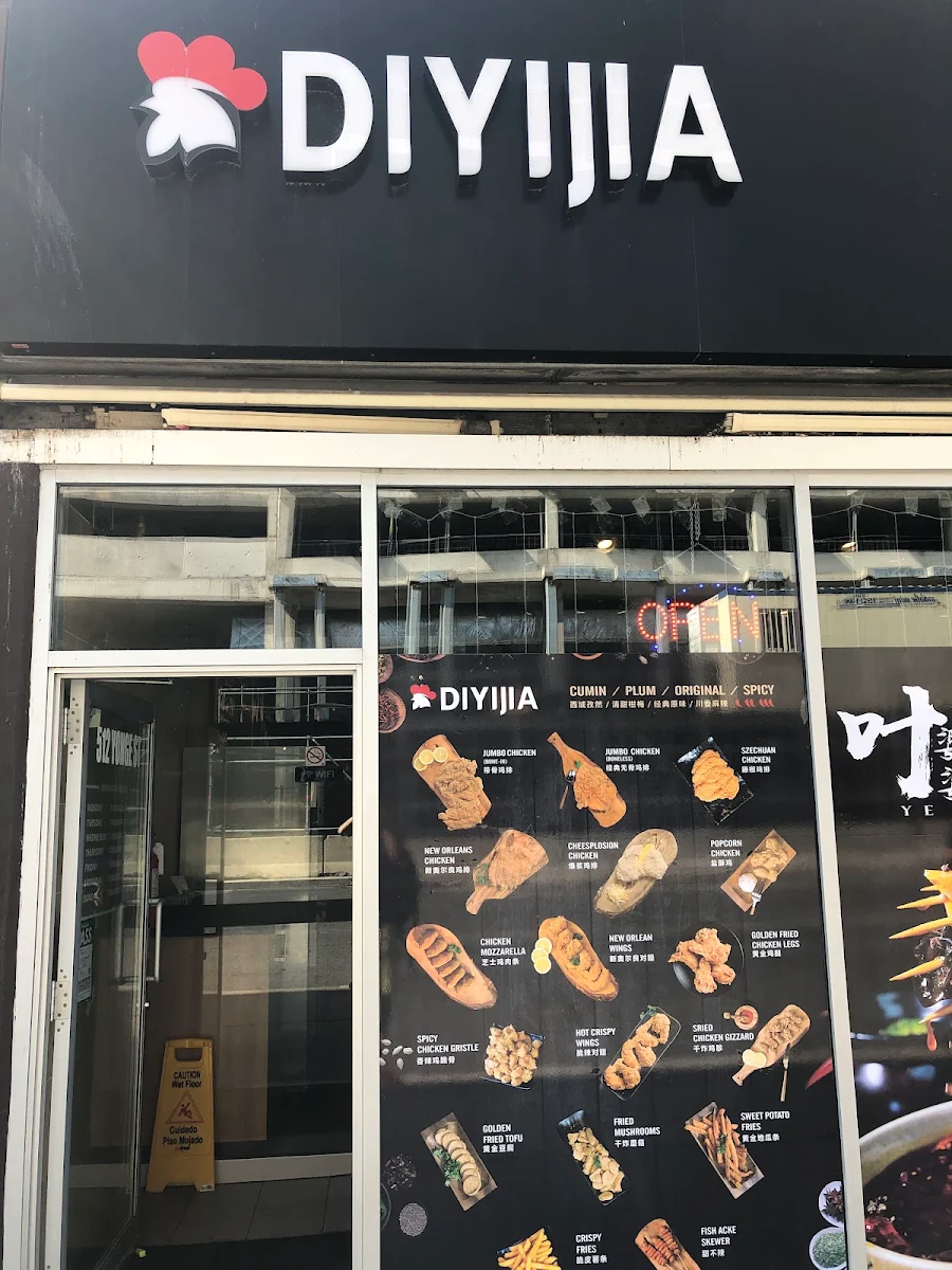Menu, Diyijia