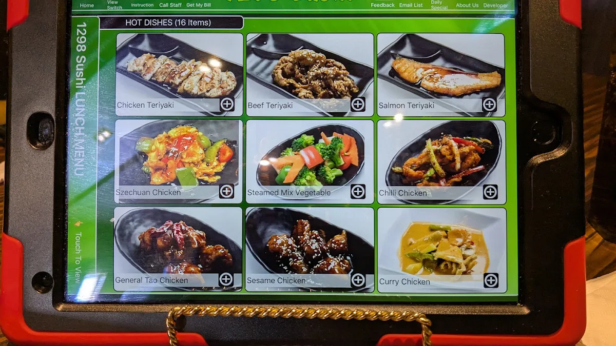 Menu, 1298 Sushi