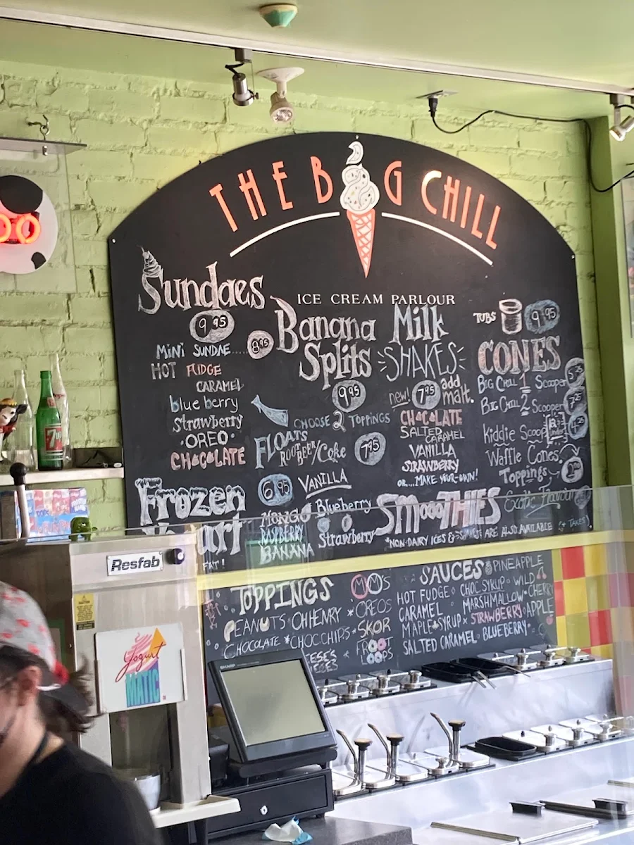 Menu, The Big Chill