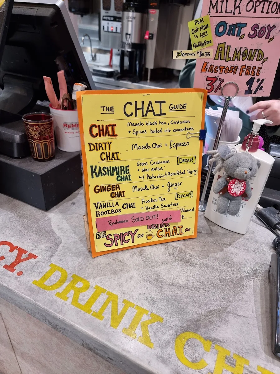 Menu, Remedy Cafe - Raymond Block