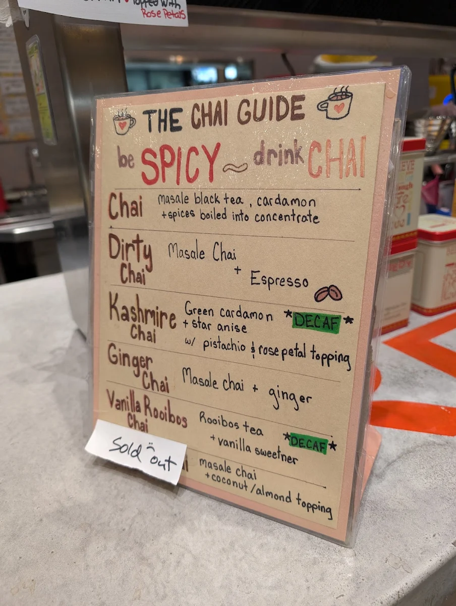 Menu, Remedy Cafe - Raymond Block