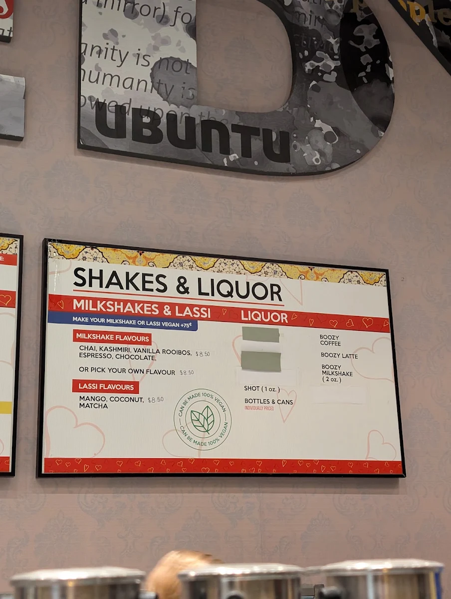 Menu, Remedy Cafe - Raymond Block