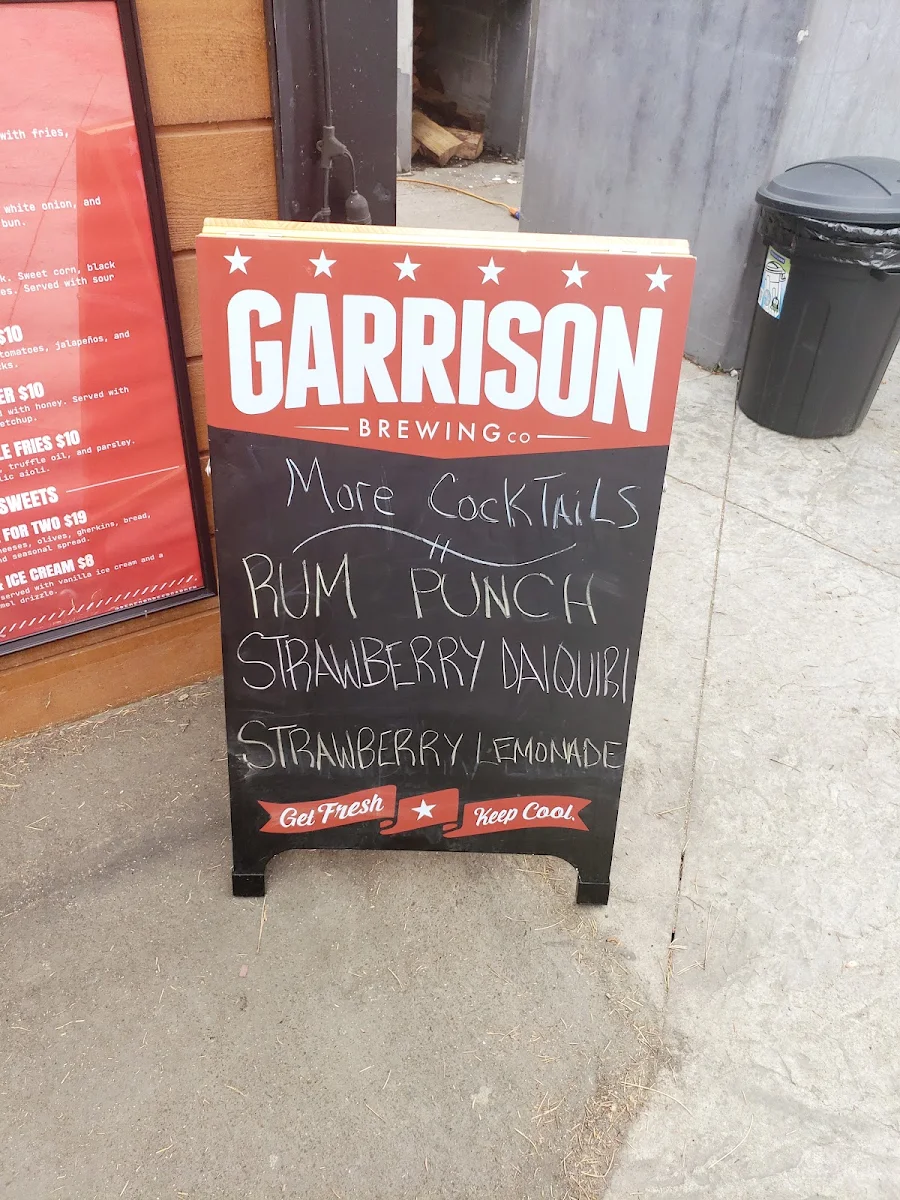 Menu, Bedford Basin Beer Garden