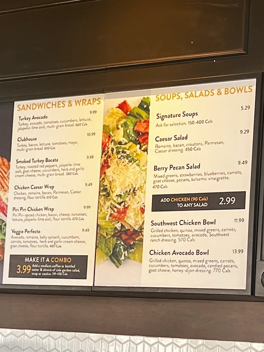Menu, Coffee Culture Café & Eatery