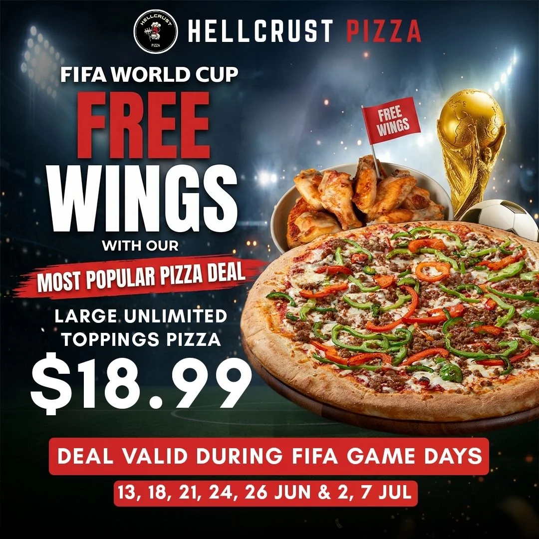 Menu, HellCrust Pizza - Maple Ridge