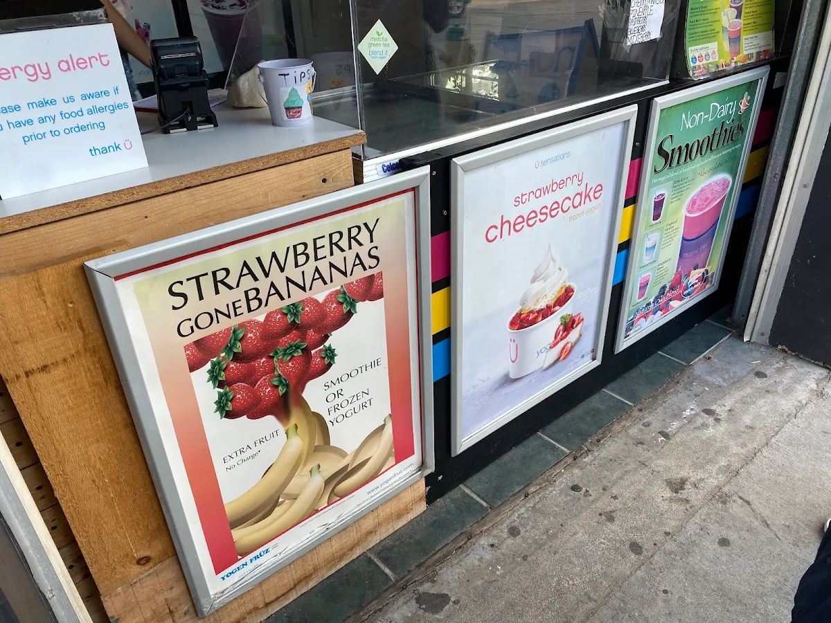 Menu, Yogen Fruz