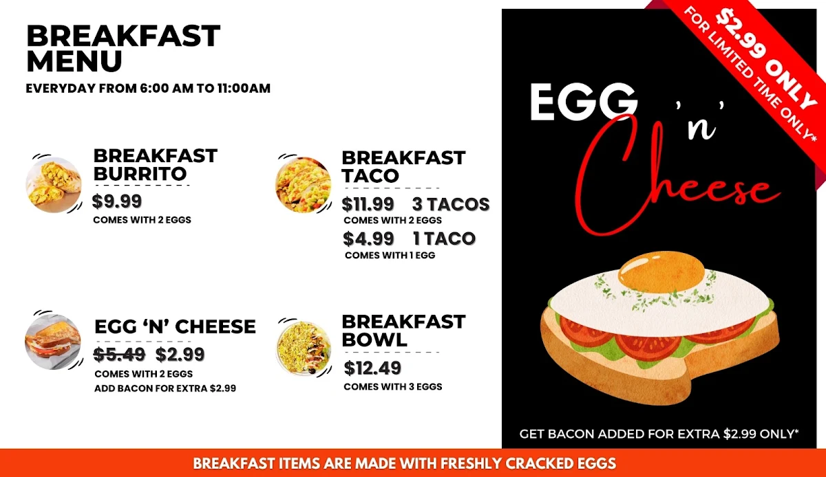 Menu, Grillies (King St. - Waterloo)