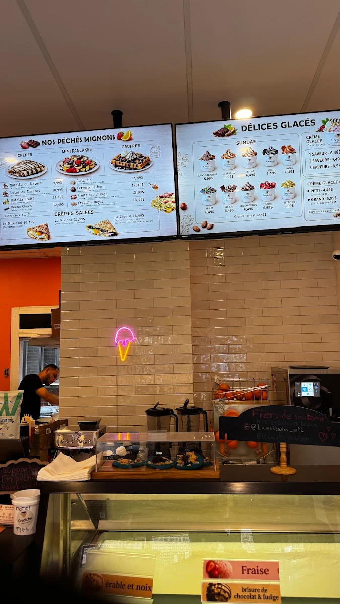 Menu, Crepichu
