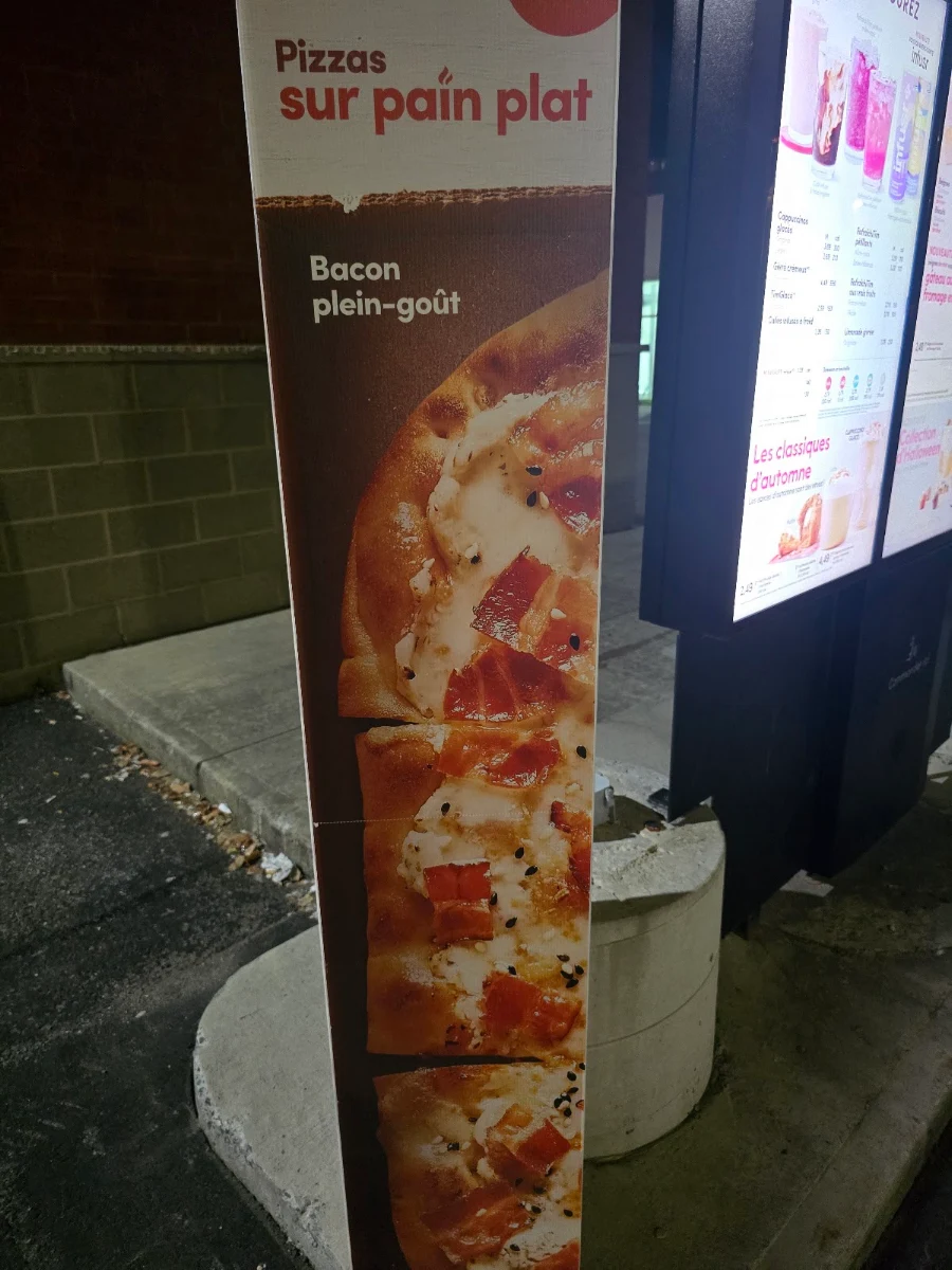 Menu, Tim Hortons