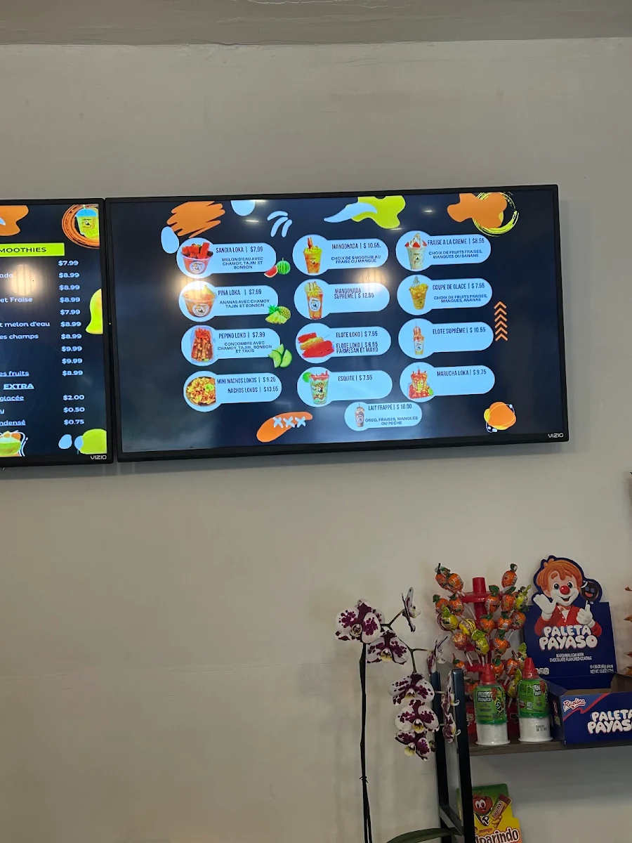Menu, MANGO TROPICAL