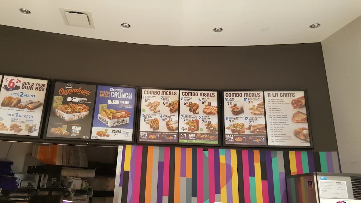 Menu, Taco Bell